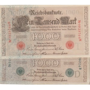Germany,  Total 2 banknotes