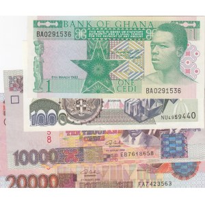 Ghana,  Total 4 banknotes