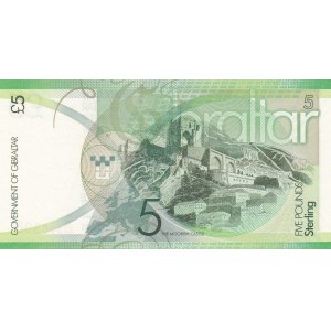 Gibraltar, 5 Pounds, 2011, UNC, p35