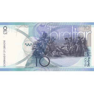 Gibraltar, 10 Pounds, 2010, UNC, p36