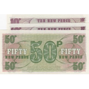Great Britain,  Total 3 banknotes