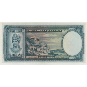 Greece, 1.000 Drachmai, 1939, UNC, p110a