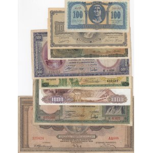 Greece,  total 9 banknotes