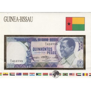 Guinea Bissau, 500 Pesos, 1983, UNC, p7a, FOLDER