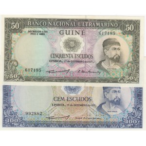 Guinea,  UNC,  Total 2 banknotes