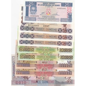 Guinea,  Total 9 banknotes