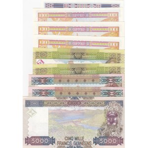 Guinea,  Total 9 banknotes