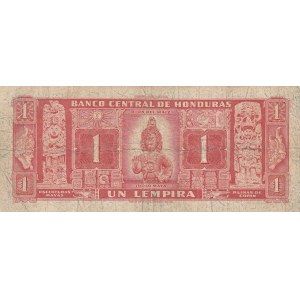 Honduras, 1 Lempira, 1965, FINE, p54Ab