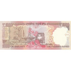 India, 1000 Rupees, 2012, UNC, p107d