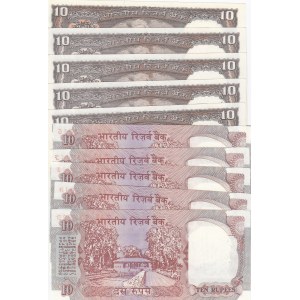 India,  Total 10 banknotes