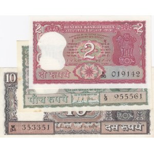 India,  Total 3 banknotes