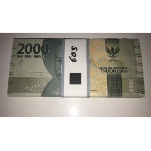 Indonesia, 2.000 Rupiah, 2016, UNC, p155, BUNDLE