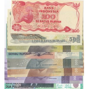 Indonesia,  Total 8 banknotes