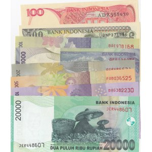 Indonesia,  Total 8 banknotes