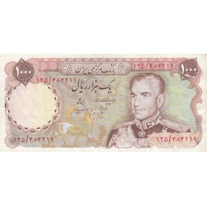 Iran, 1000 Rials, 1974, VF, p105