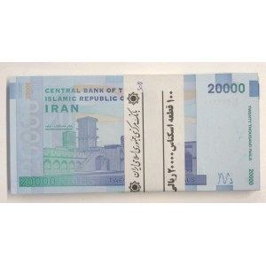 Iran, 20.000 Rials, 2014, UNC, p153, Stack of money