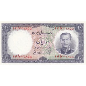 Iran, 10 Rials , 1958, UNC, p68