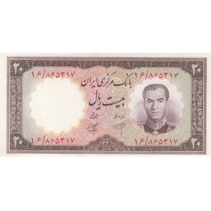 Iran, 20 Rials , 1961, UNC, p72
