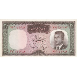 Iran, 20 Rials , 1965, UNC, p78b