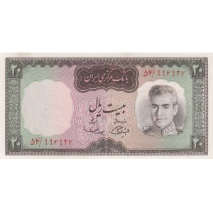 Iran, 20 Rials , 1969, UNC, p84