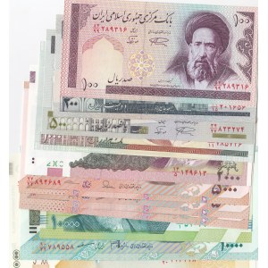 Iran,  Total 12 banknotes