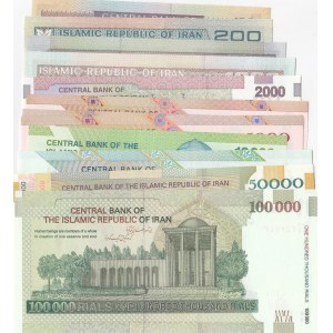 Iran,  Total 12 banknotes