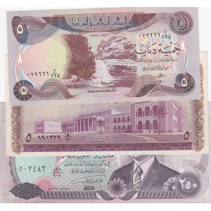 Iraq,  Total 3 banknotes