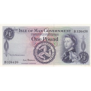 Isle of Man, 1 Pound, 1961, UNC, p25b