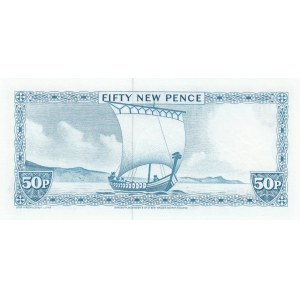 Isle of Man, 50 New Pence, 1972, UNC, p28