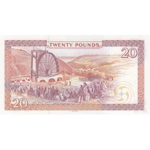 Isle of Man, 20 Pounds, 2000, UNC, p45b