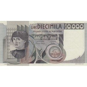 Italy, 10.000 Lire, 1976/1984, XF, p106b