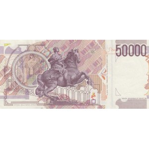 Italy, 50.000 Lire, 1992, XF, p116a