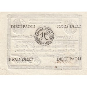 Italy, 10 Pauli, 1798, UNC, pS540b