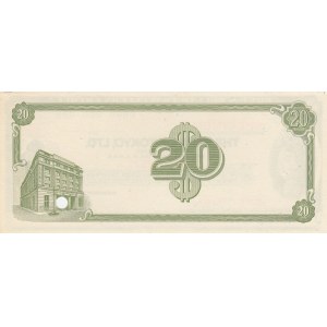 Japan, 20 Dollars,  UNC,  SPECIMEN