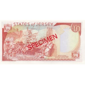Jersey , 10 Pounds, 2000, UNC, p28, SPECIMEN