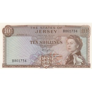 Jersey, 10 Shillings, 1963, UNC, p7a