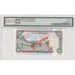 Kenya, 10 shillings, 1991, AUNC, p24cs, SPECIMEN
