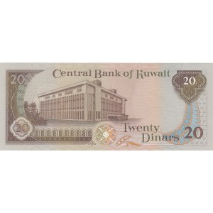 Kuwait, 20 Dinars, 1986-91, UNC, p16b