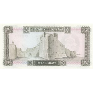 Libya, 5 Dinars, 1972, UNC, p36b