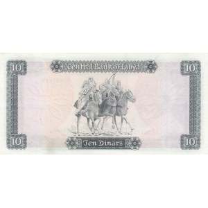 Libya, 10 Dinars, 1972, XF, p37b