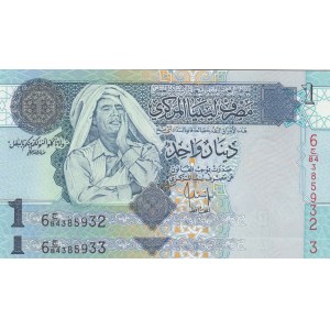 Libya, 1 Dinar, 2004, UNC, p68b