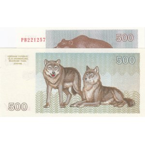 Lithuania,  UNC,  Total 2 banknotes