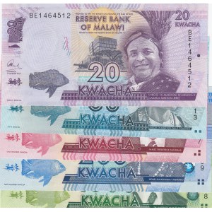 Malawi,  Total 5 banknotes