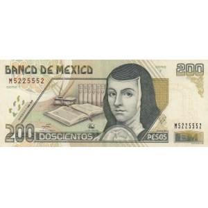 Mexico, 200 Pesos, 1998, XF, p109c