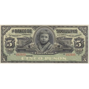 Mexico, 5 Pesos, 1902, UNC, pS429r