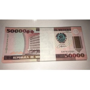 Mozambique, 50.000 Meticais, 1994, UNC, p138, BUNDLE