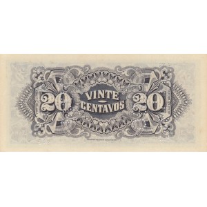 Mozambique, 20 Centavos, 1933, UNC, pR29, CANCELLED
