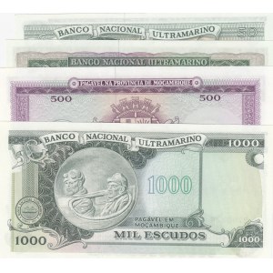 Mozambique,  Total 4 banknotes