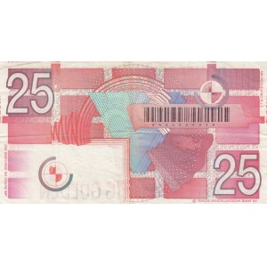 Netherlands  , 25 Gulden, 1989, VF, p100