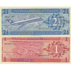 Nederlands Antilles,  Total 2 banknotes